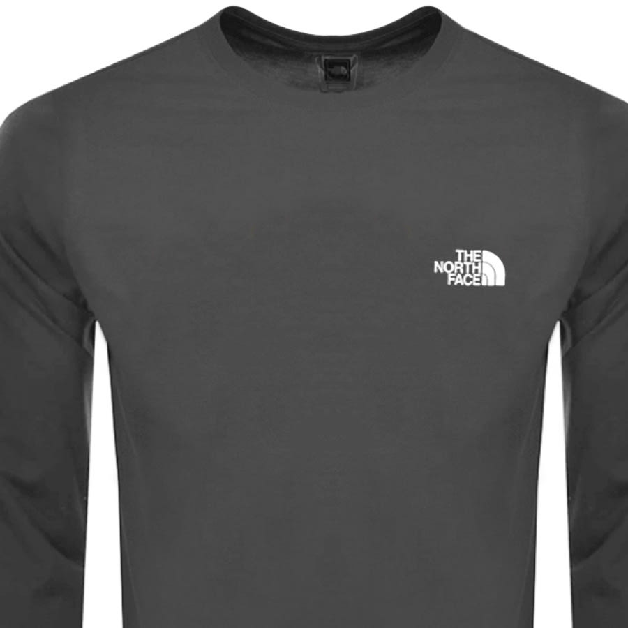Alternative Image for ProductThe North Face Long Sleeve Redbox T Shirt Grey2